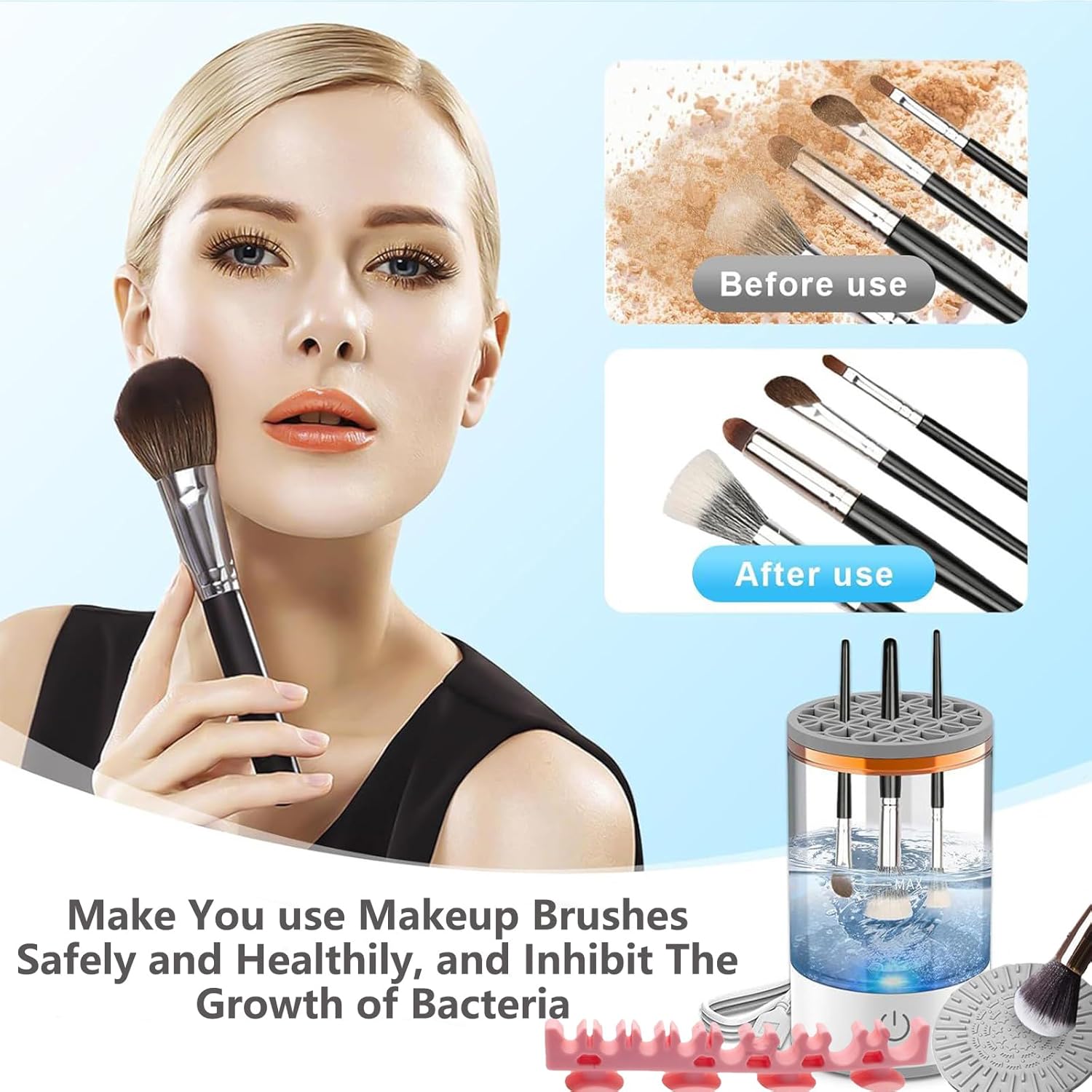 Smart Makeup Brush Cleaner