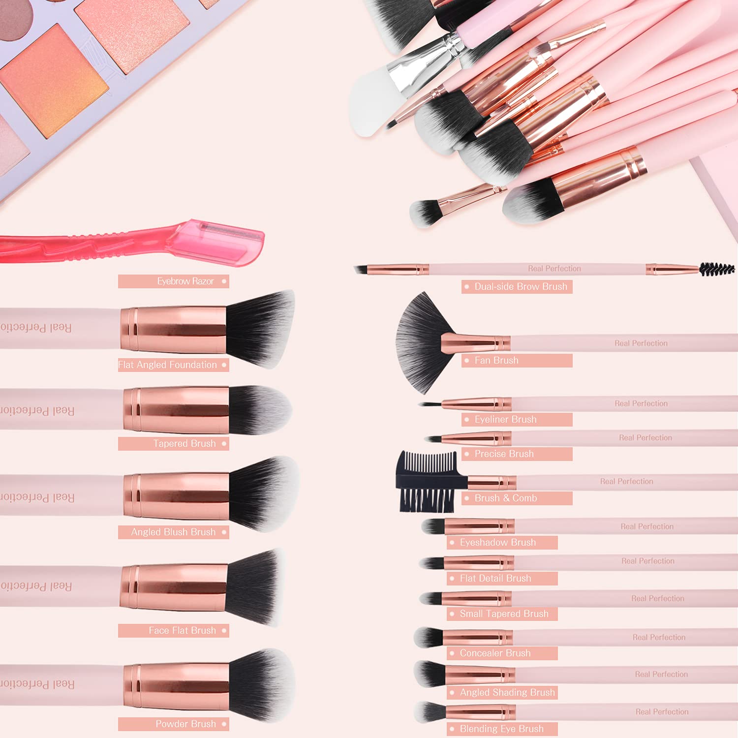 Glamorous Beauty Brush Set